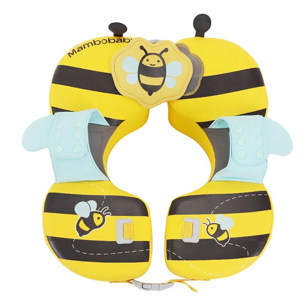 Mambobaby Baby Swim Float Non-inflatable Waterproof Baby Swimming Float Ring Kids Swim Trainer for yellow