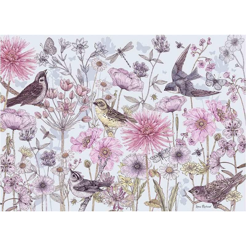 5D DIY Diamond Painting Birds and Flowers Embroidery Mosaic Cross Stitch Rhinestone Decor 20X30CM