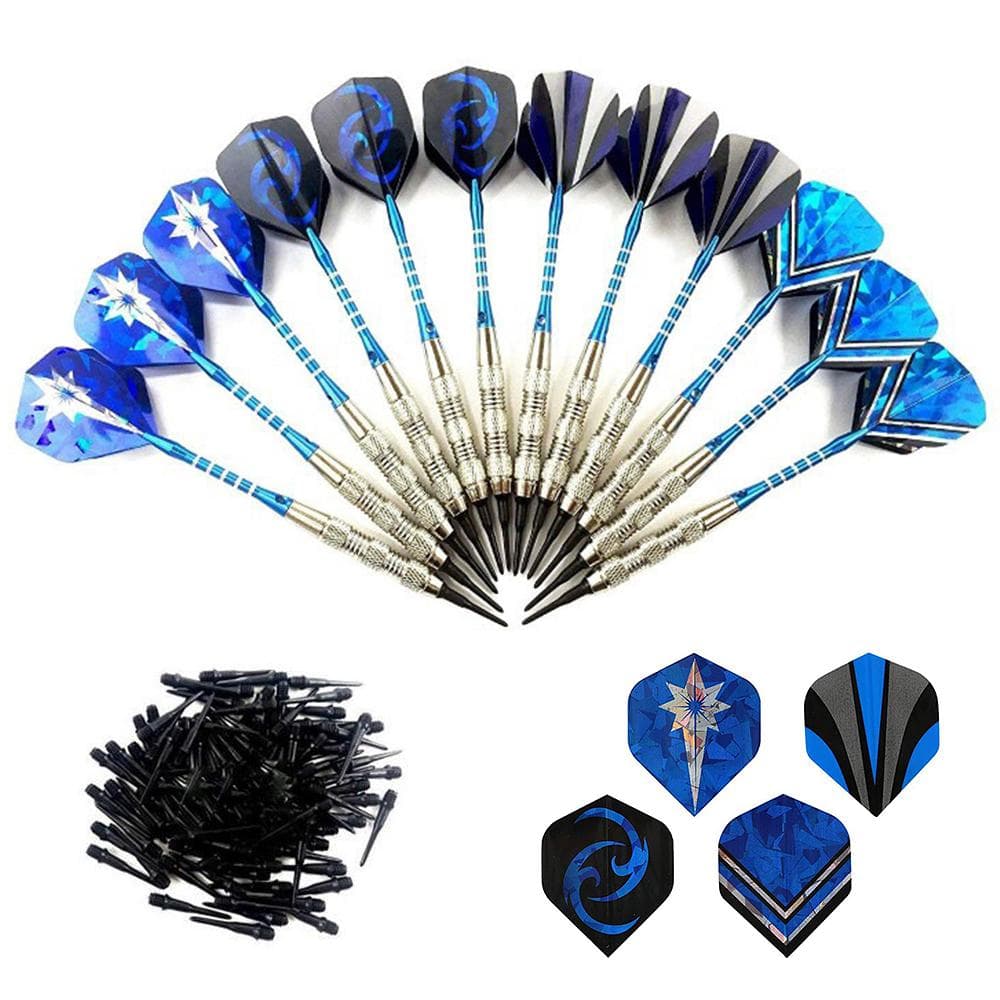18g Safe Darts With Plastic Tips Flights Indoor Sport Darts Home Games light blue