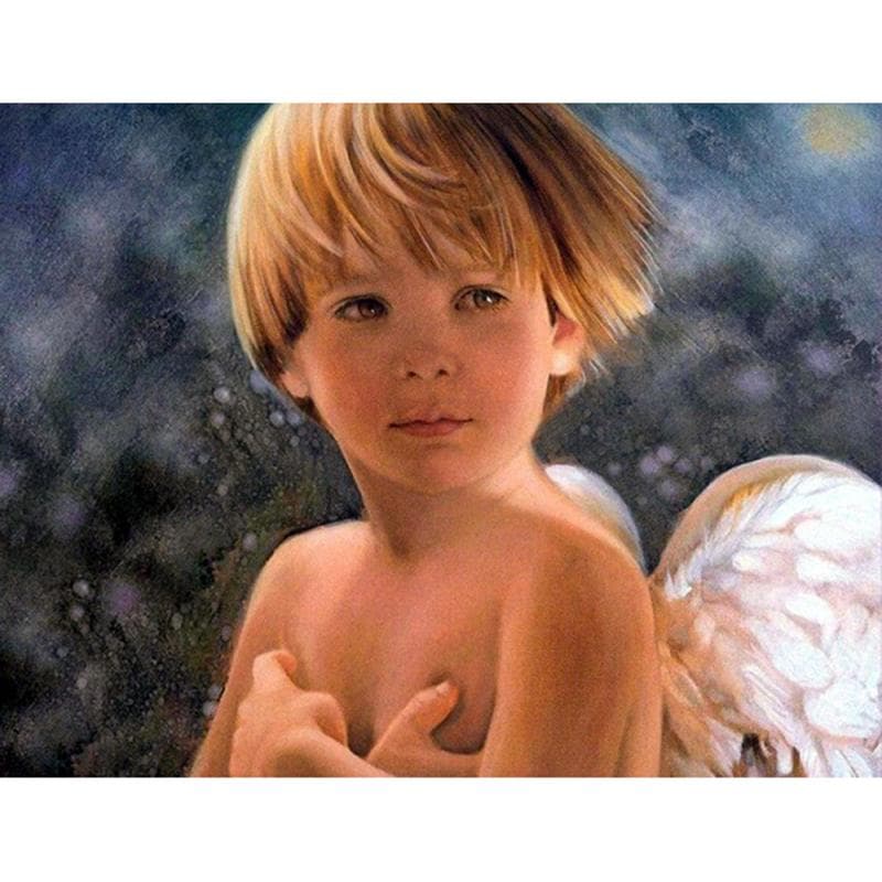 Diamond Embroidery Guardian Angel 5D DIY Diamond Painting Full Diamond Mosaic Pictures Home Decor 20X30CM