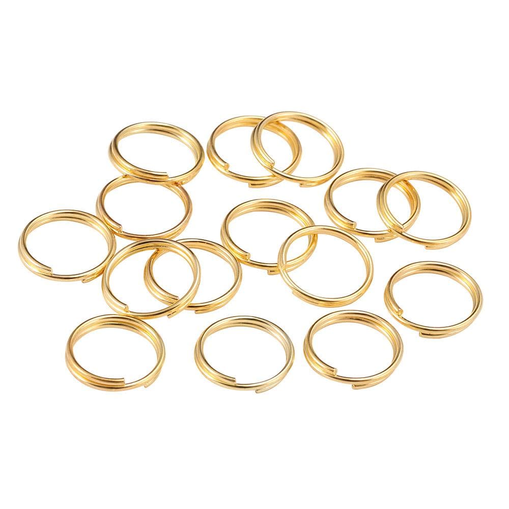 50-200pcs/lot 4 6 8 10 12 mm Open Jump Rings Double Loops Split Rings Connectors For Jewelry Making Supplies DiY 4mm x 200Pcs