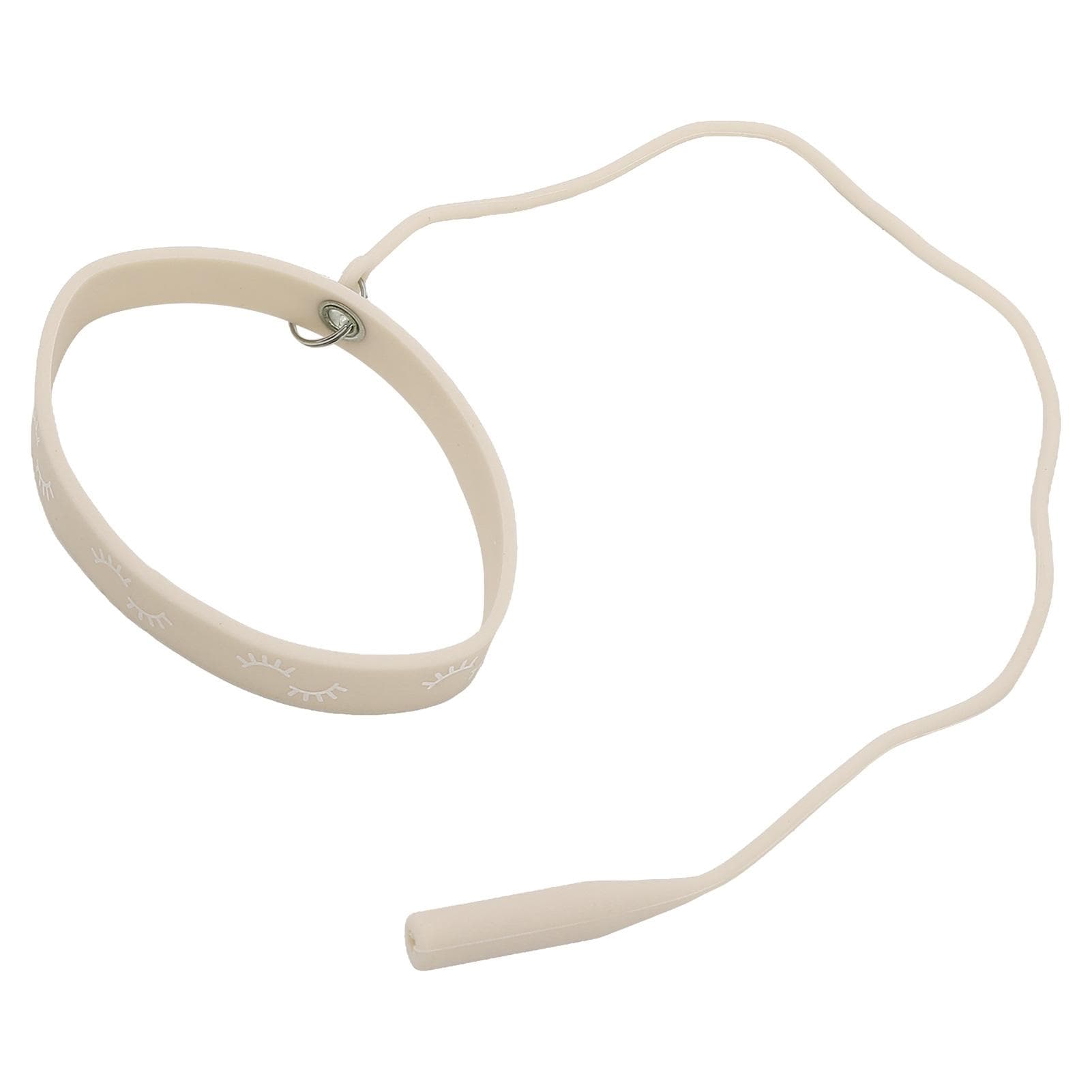 Lash Extension Tweezers Bracelet Static Free Silicone Protector Eyelash Extension Tweezer Holder beige