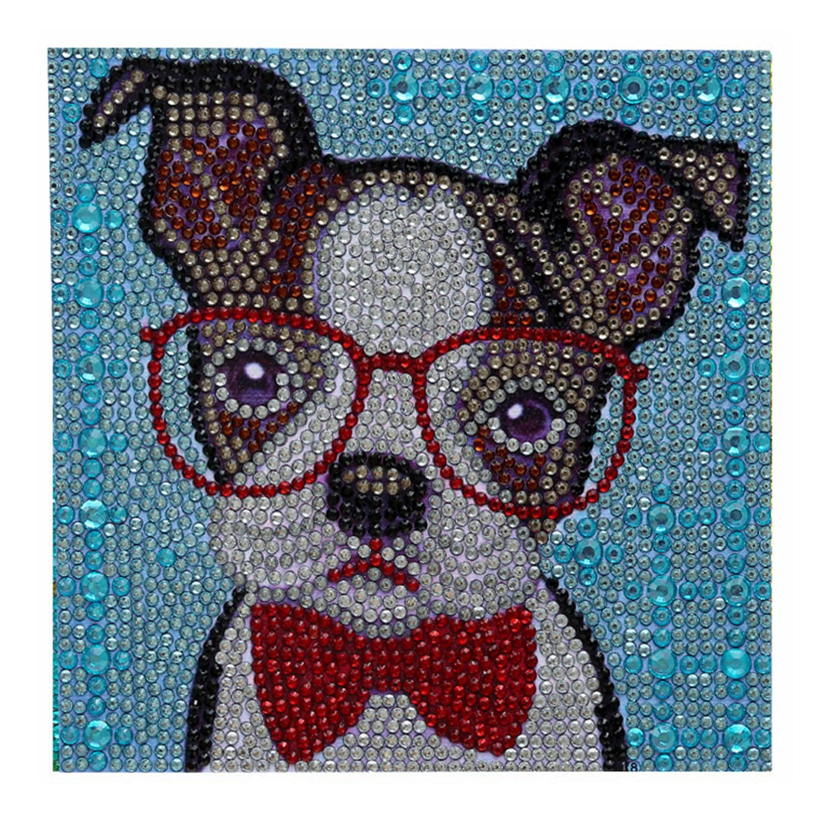 DIY 5D Diamond Painting Cute Penguin Pattern 150x150mm Full Drill Diamond Embroidery Desktop Decor