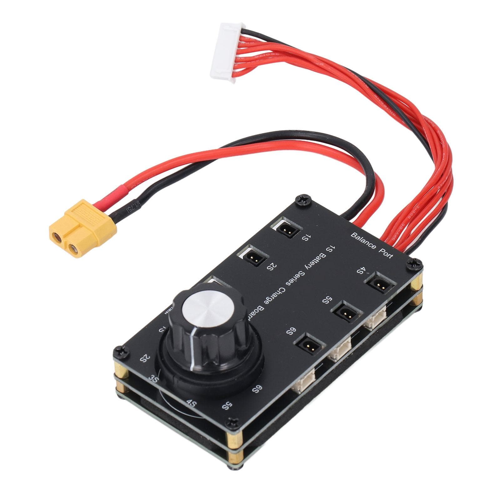 1S Series Charging Board 6 Channel LiPo Battery Series Charger Board Support PH2.0 A30 Plug