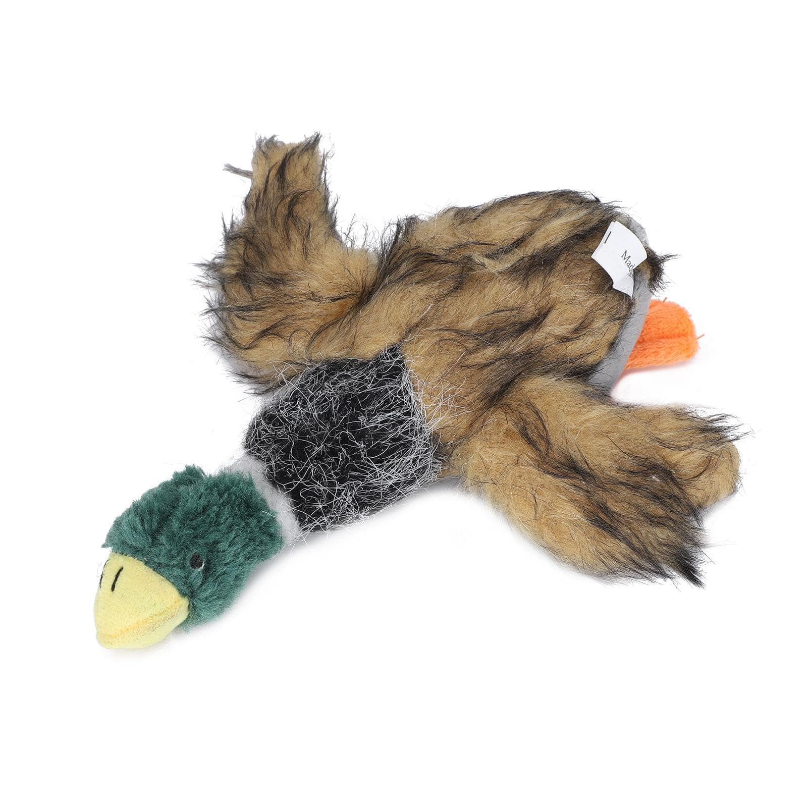 Wild Duck Plush Toy Making Sound Interactive Doll for Dog Cat Ease Loneliness 20 x 20 x 4cm