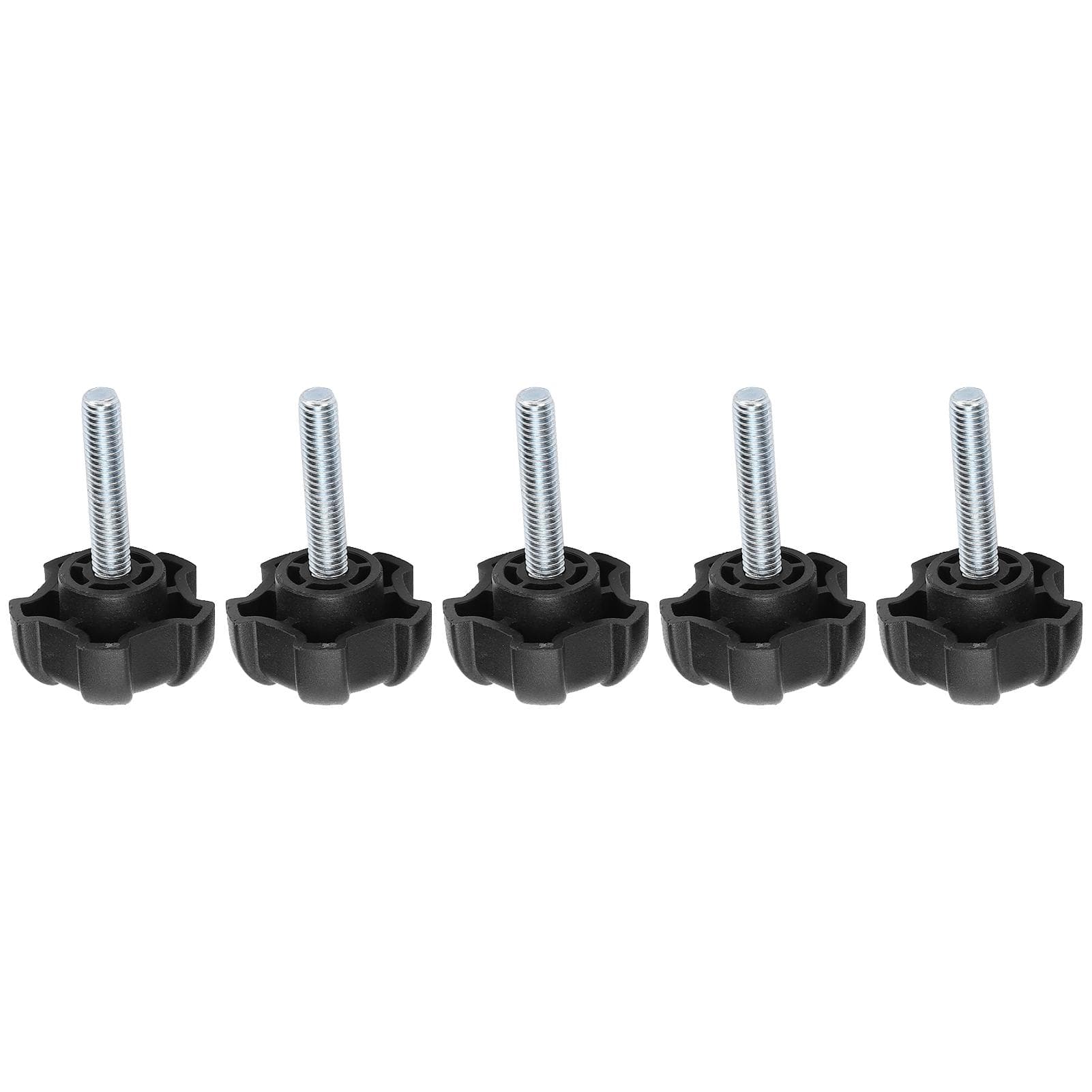 5PCS Plastic Five Pointed Star Knob Replacement M630 Hand Knob Tightening Screw
