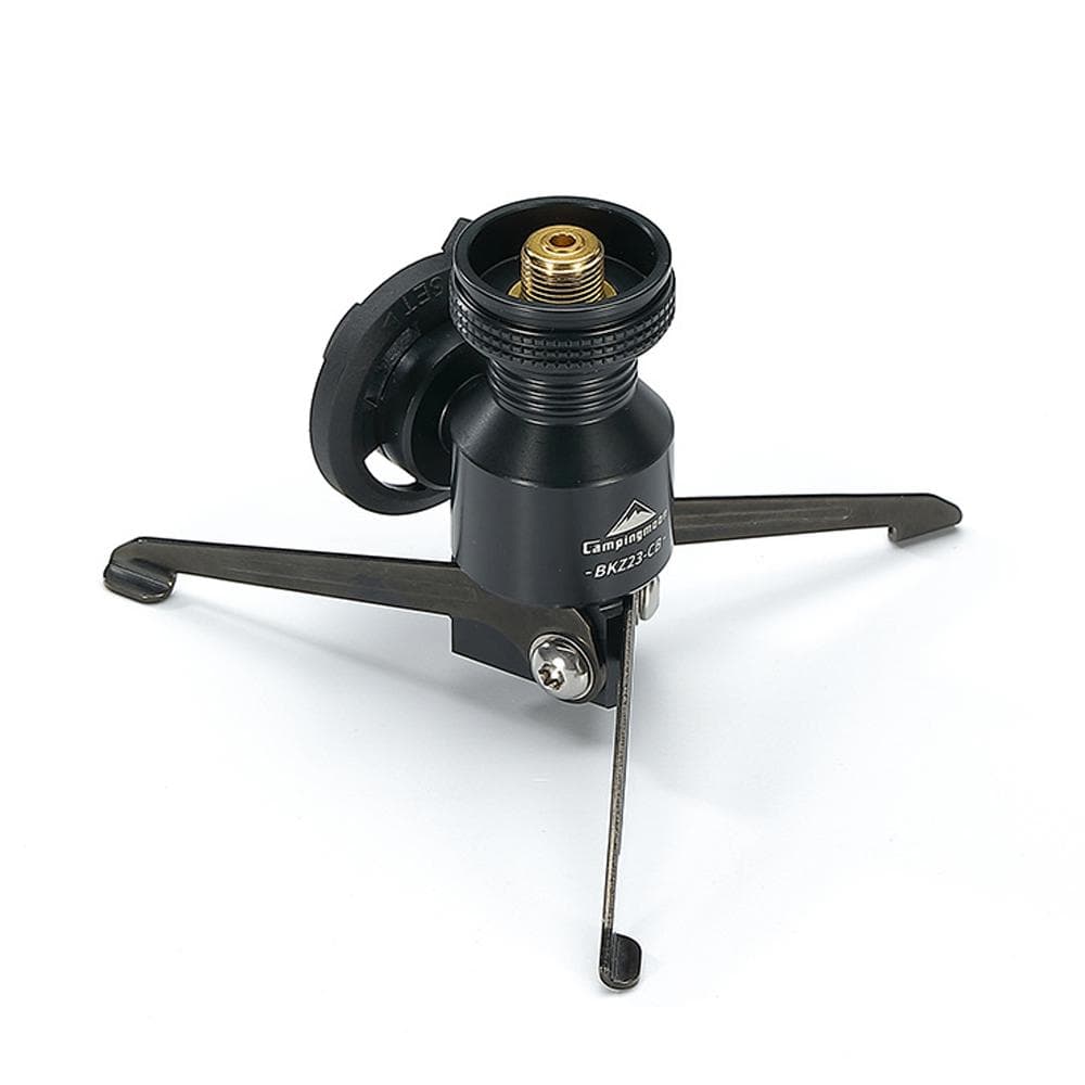 Folding Aluminum Alloy GasStove Adapter Tripod GasLamp Stoves Bracket Outdoor Cartridge Furnace black