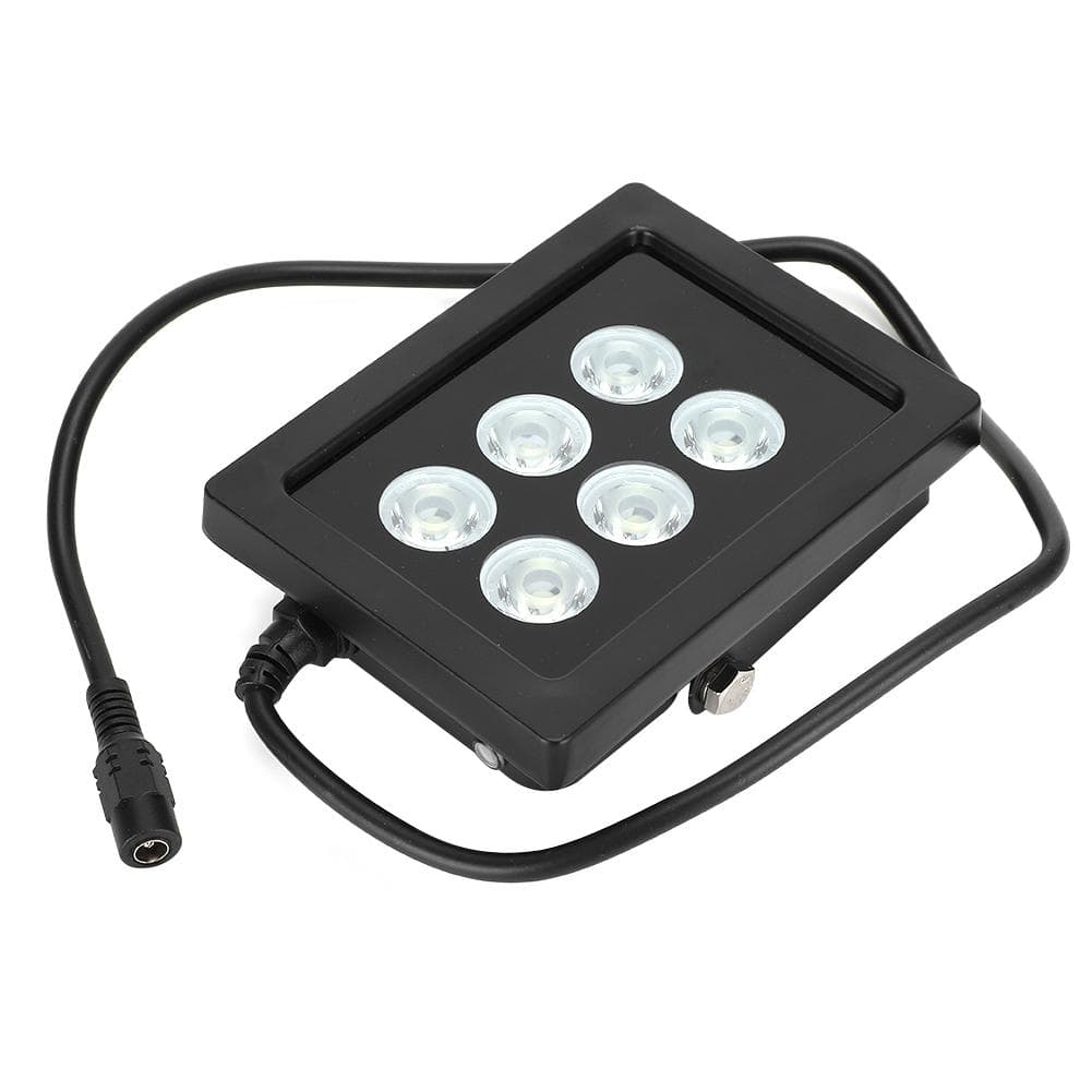 DC12V 6 LEDs Fill Light IP66 Waterproof Light Adjustable Installation for Security Surveillance