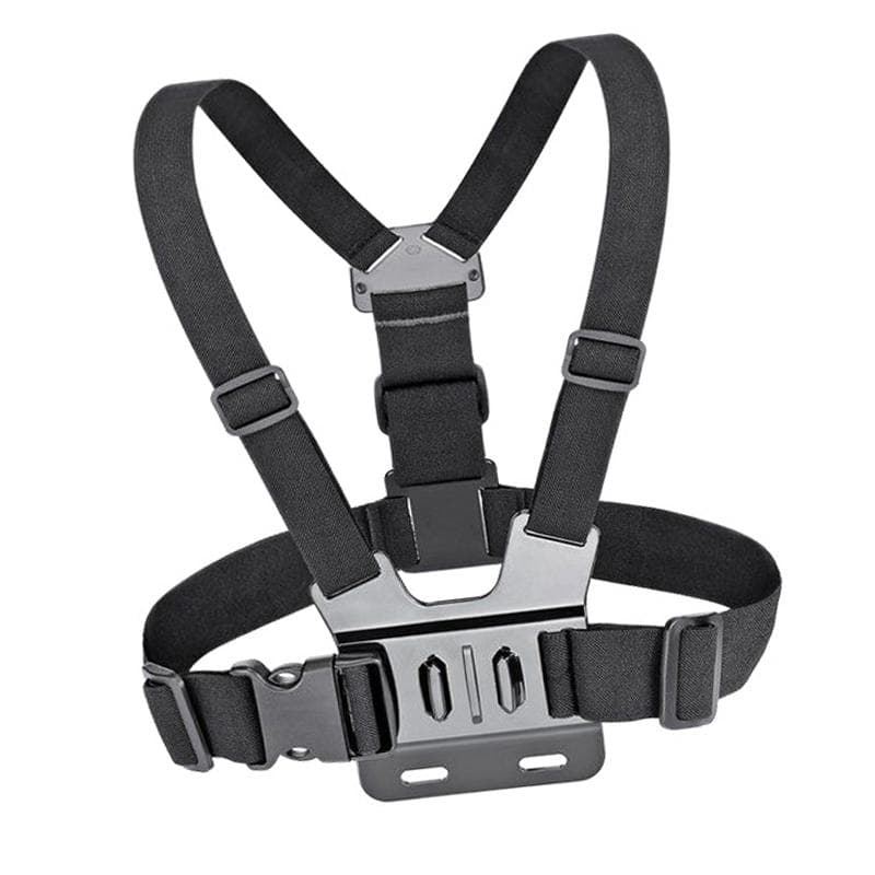 Action Camera Chest Strap Plastic Metal J Seat Fixing Action Camera Chest Mount Harness for Outdoor
