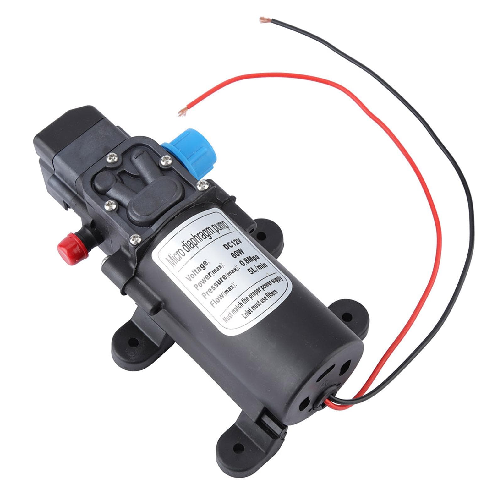 12V 60W Micro Electric Diaphragm Self Priming Pump Water Pump With Pressure Switch