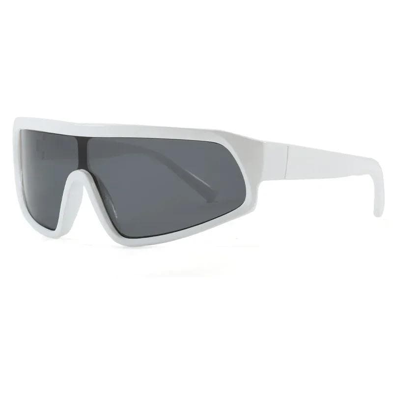 Fashionable One-piece Cycling Sunglasses UV-proof Windproof for Outdoor Sports Hiking Riding Unisex Glasses