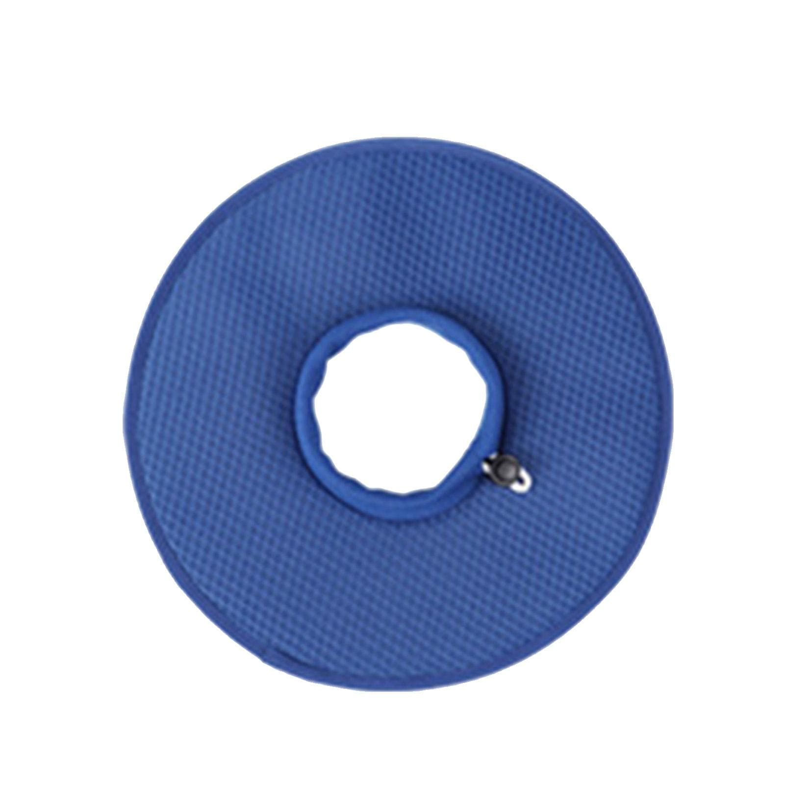 Dog Cone Collar Multipurpose Breathable Mesh Comfortable Prevents Licking Dog Recovery Elizabeth XL dark blue