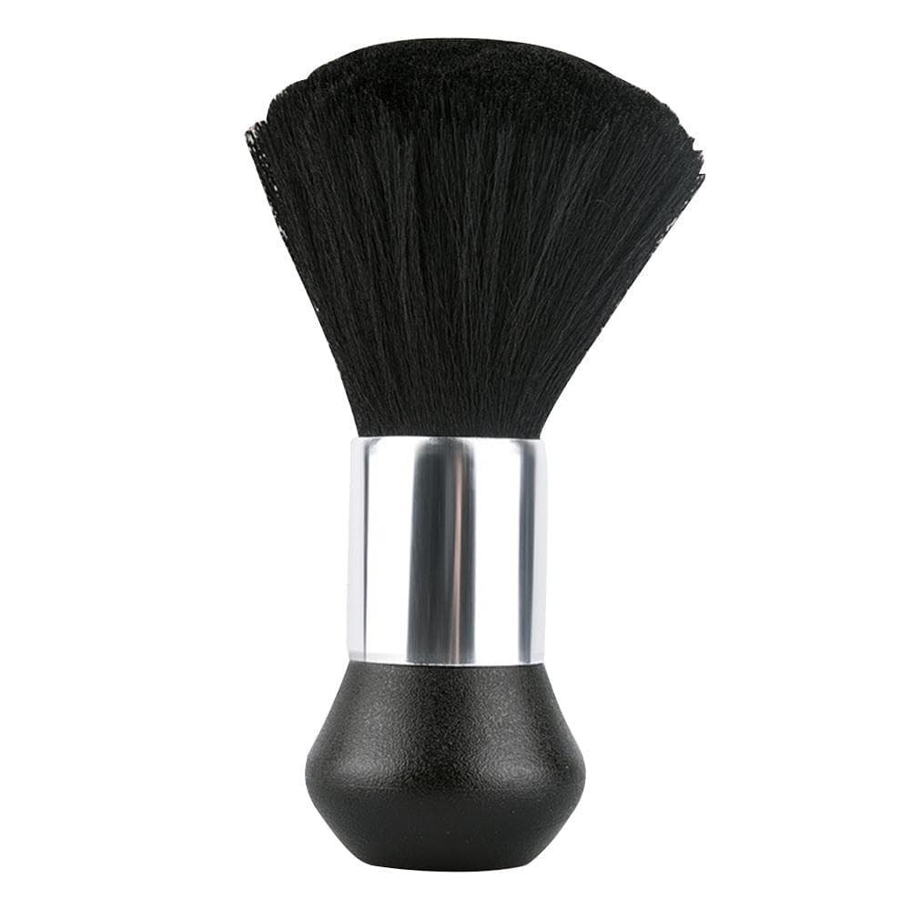 Neck Duster Brush Soft Hair Brush Neck Face Duster Hairdressing Hair Cutting Cleaning Brush Salon black