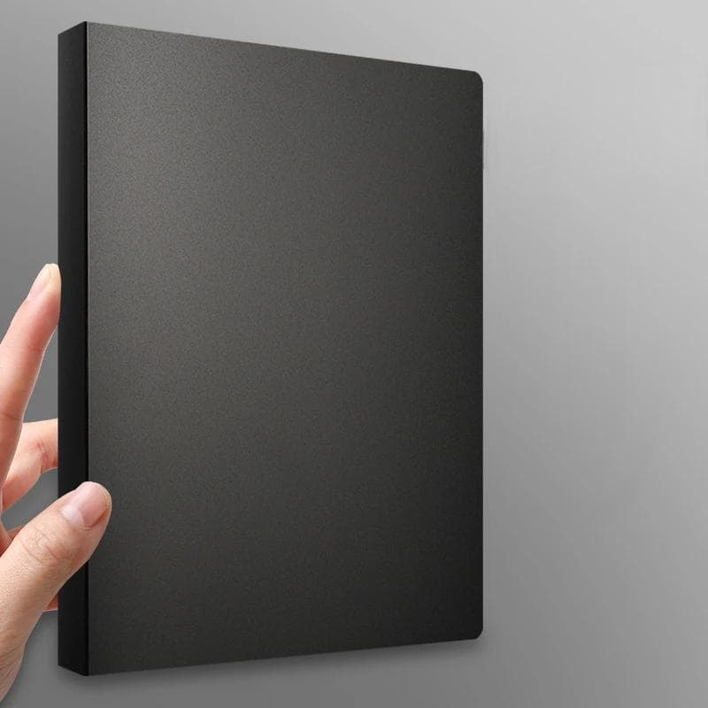 NEW A4 4-hole D-type Clip Clip Blue Folder Perforated Transparent Binder Folder a4 Folder black