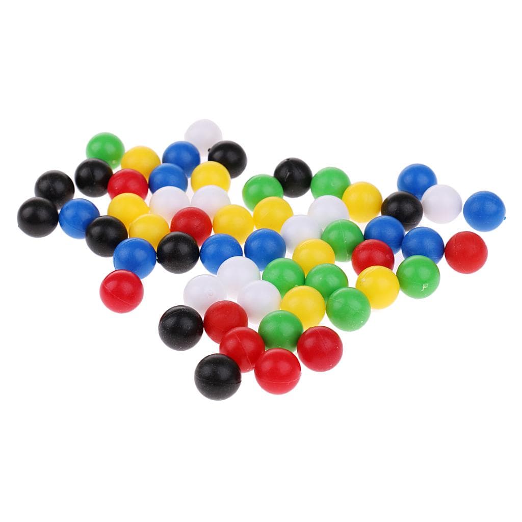 60pcs 1cm Diameter Balls for Wooden Connecting Four in A Line Game 1cm diameter