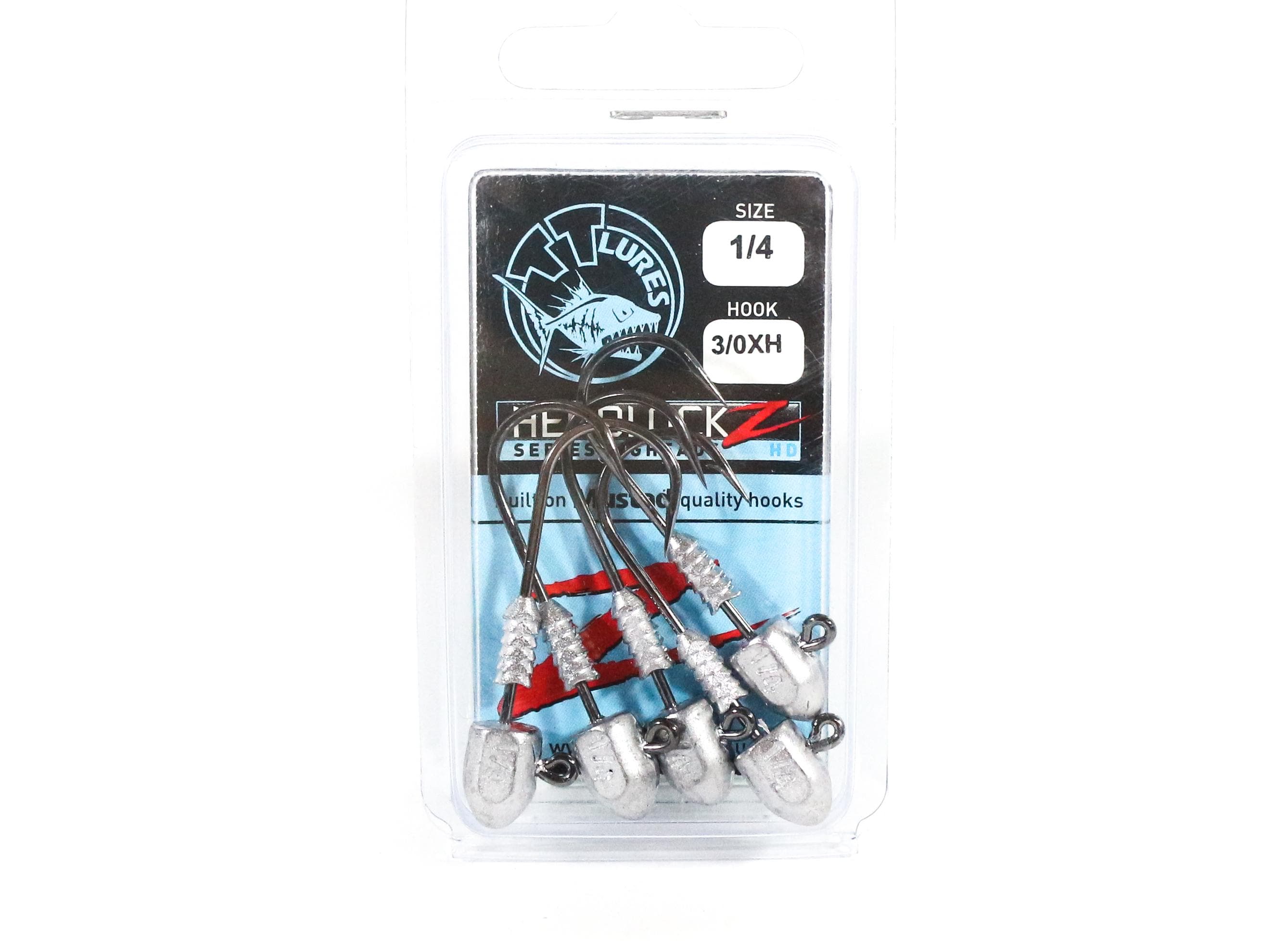 Tackle Tactics TT Headlockz HD Jig Head 1/4 oz 3/0 H 5/pack (3139)