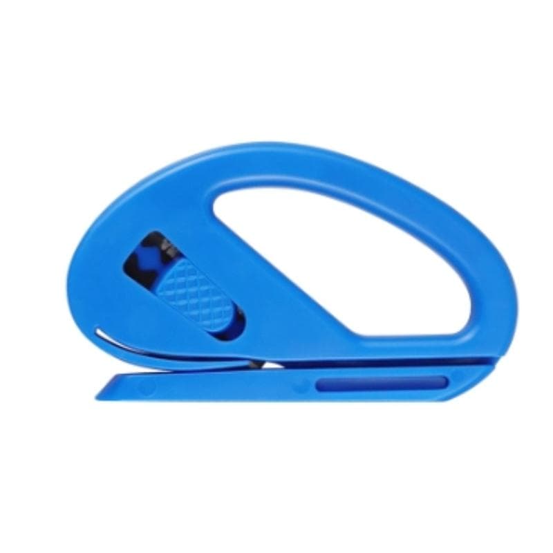 Easy-Glide Wrapping Paper Cutter Safe Razor Blade Design Suitable Ideal for Gift Wrap Crafts & Office Use for Perfect Cuts blue