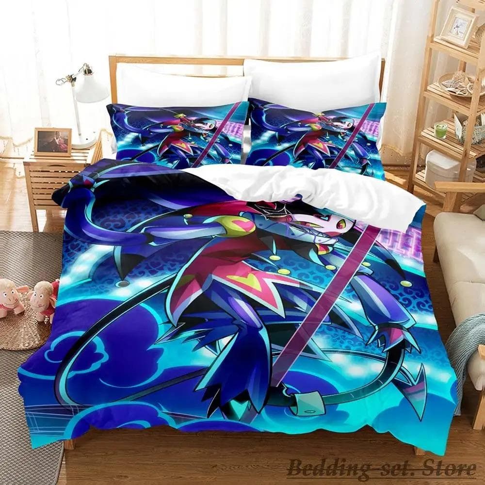 Fizzarolli Boss Bedding Set Single Twin Full Queen King Size Bed Set Adult Kid Bedroom Duvetcover Sets Anime Game Bed 70x133cm 2pcs