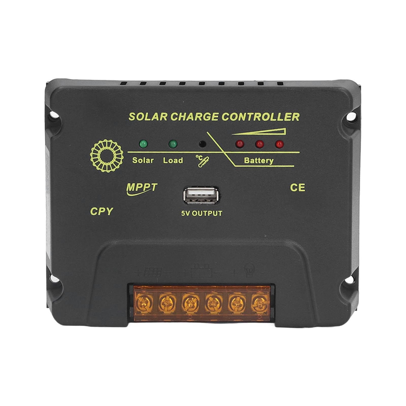 Solar Charge Controller MPPT Photovoltaic Power Generation 12V 24V 20A MCU Control Solar Panel