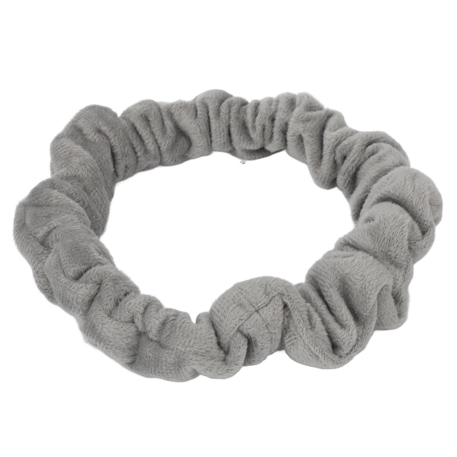 2 In 1 Heatless Hair Curler Band Soft Lint Fixation Hair Curling Band Grey for Sleeping