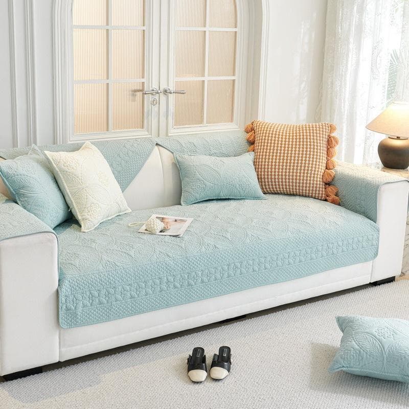 Thicken Cotton Sofa Covers Pets Kid Mat Sofas Towel Anti-slip Couch Protector Slipcover Removable Sofa Blanket for Living Room 70x70cm 1pcA