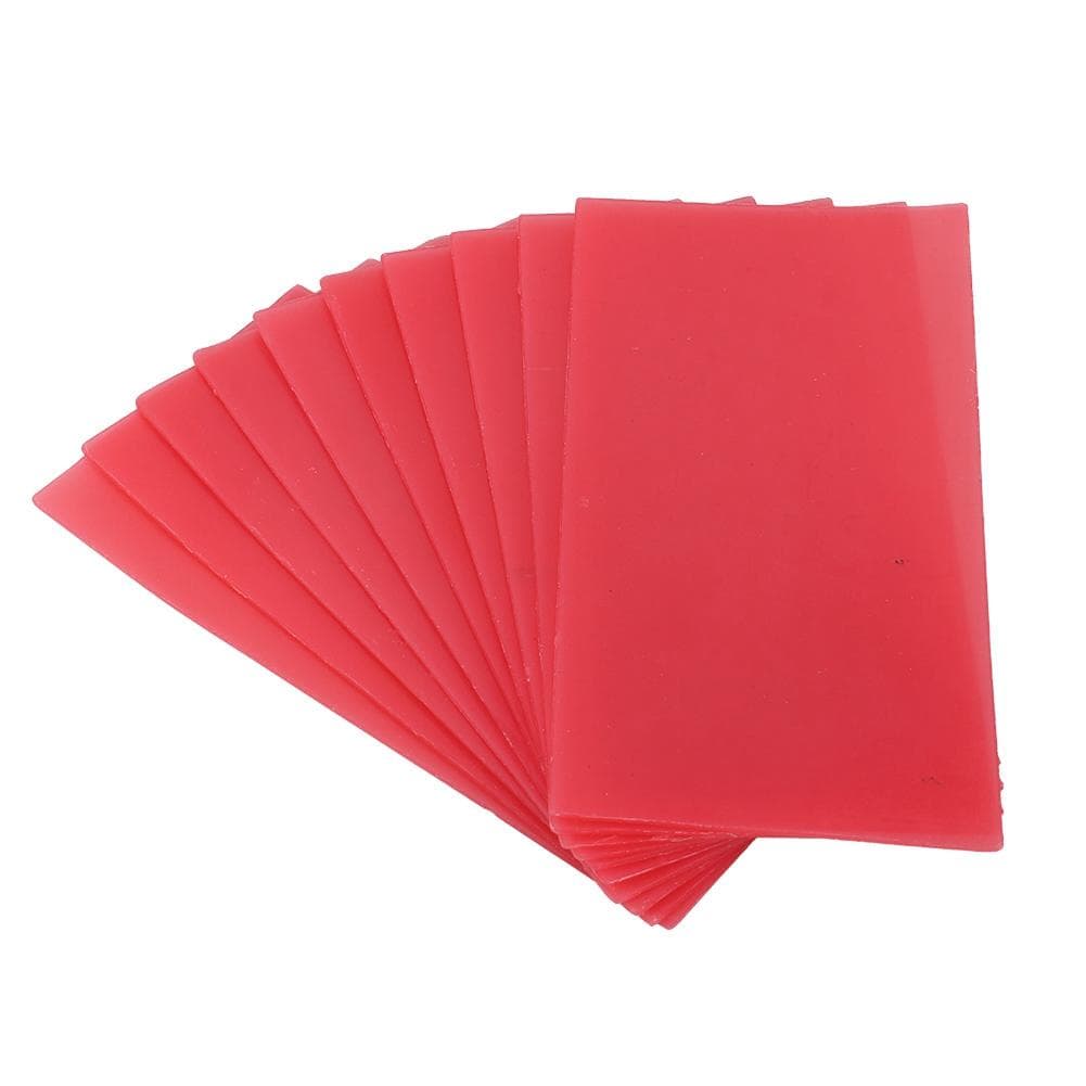 10pcs Jewelry Carving Engraving Model Red Wax Oral Dental Wax Mould Tool Set (2.0mm)