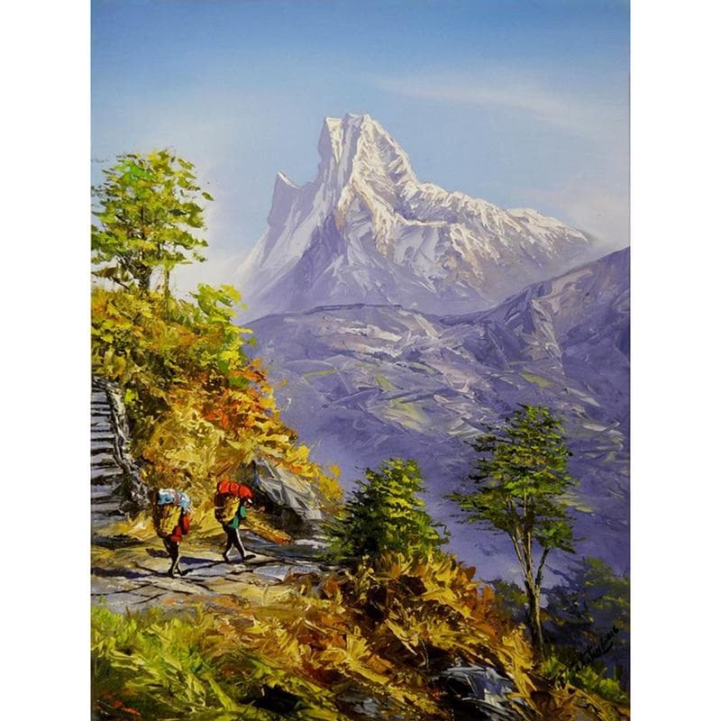 Diamond Natural Scenery 5d Diamond Painting Full Round Diamond Embroidery Cross Stitch 20X30CM