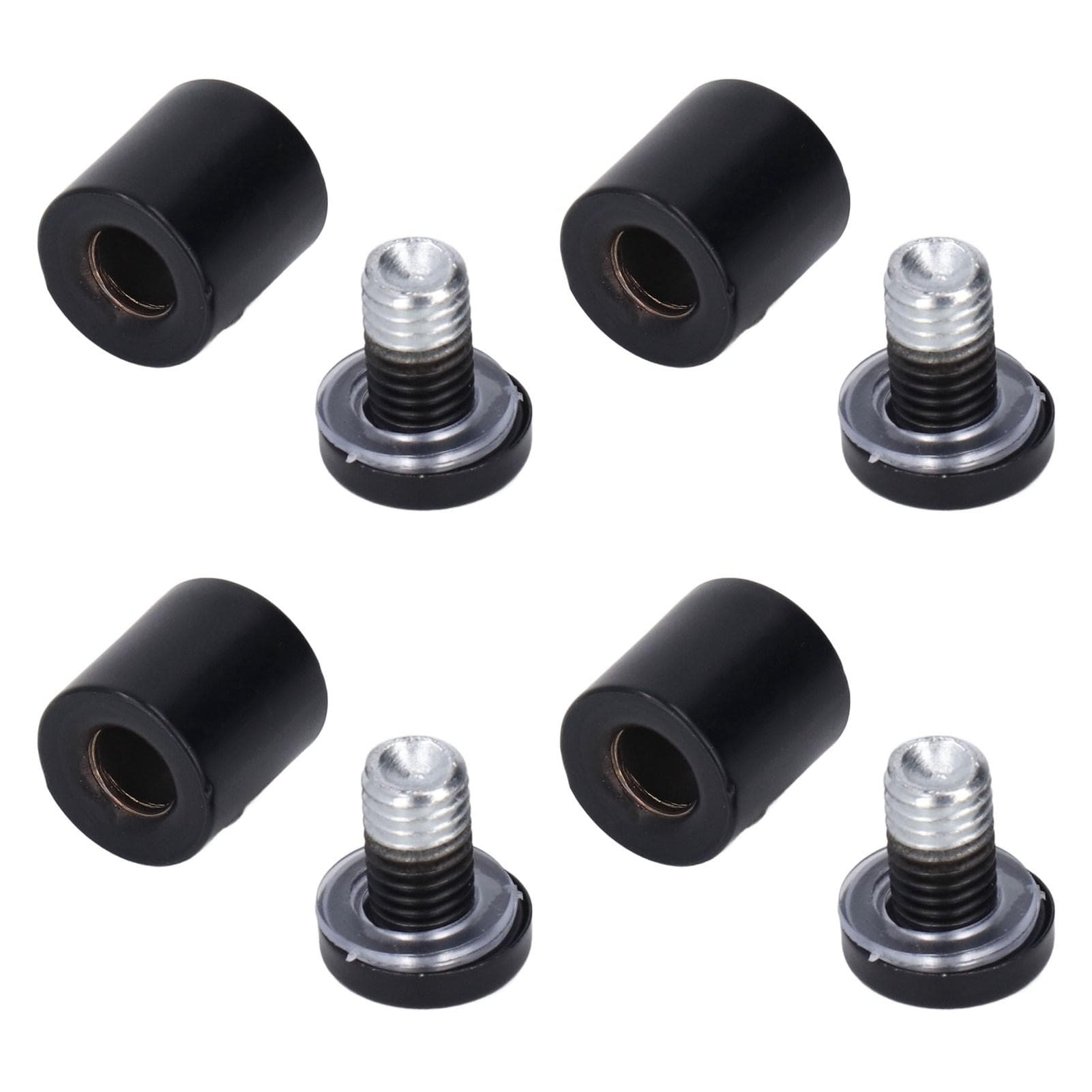 12 Sets Advertising Nail Stainless Steel Standoff Screws Mirror Glass Holder Mounts Tools