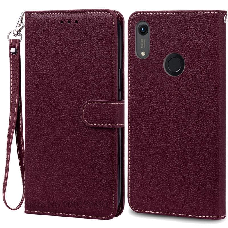 For Huawei Y6 2019 Case Leather Flip Wallet Case For Coque Huawei Y6 Prime 2019 MRD-LX1 Flip Case for Huawei Y6S Cover Fundas Y6 2019