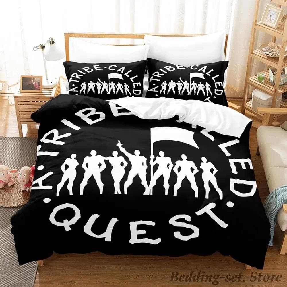 New A tribe called quest Bedding Set Single Twin Full Queen King Size Bed Set Adult Kid Bedroom Duvetcover Sets 70x133cm 2pcs