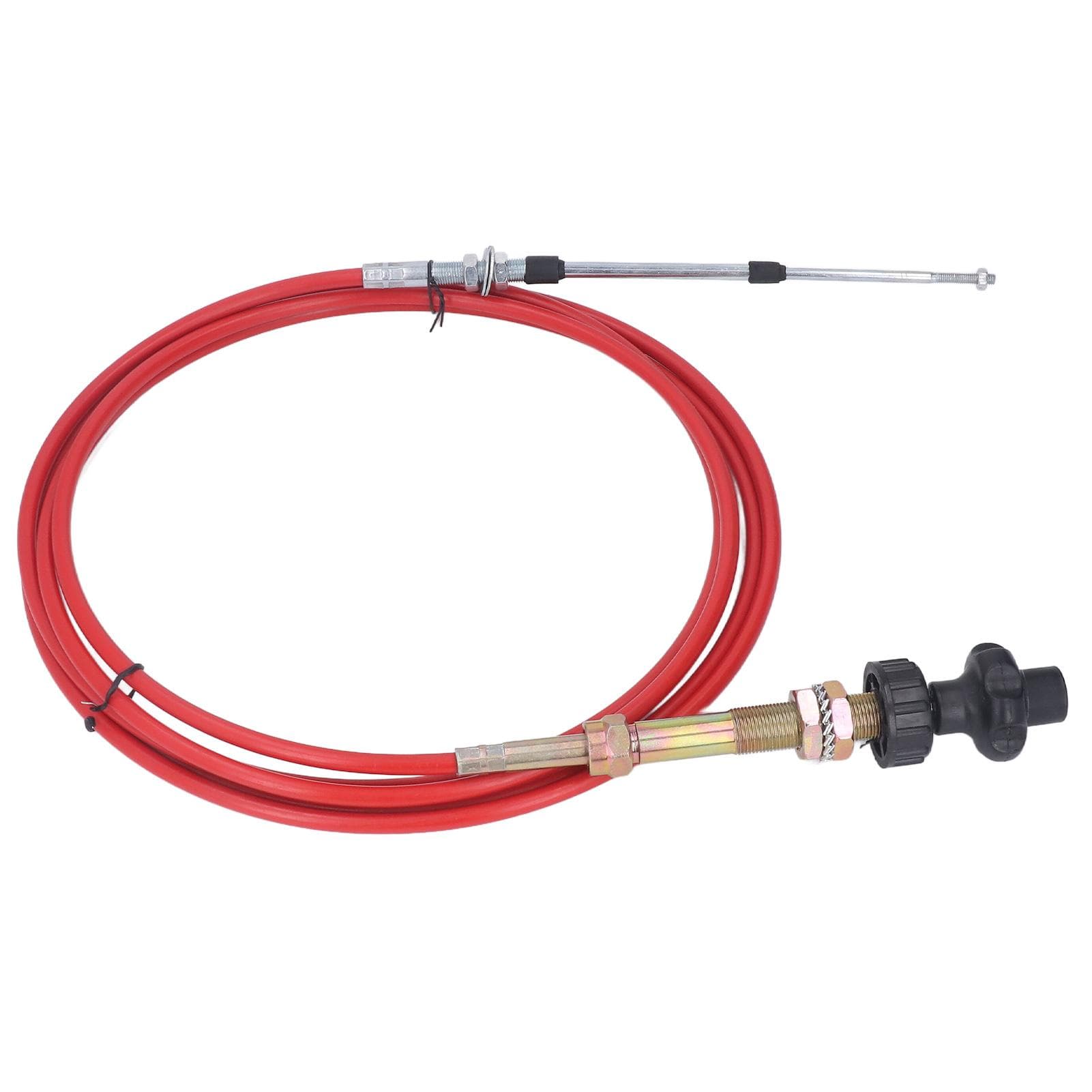 Manual Throttle Motor Control Cable PU Sheath Stainless Steel Low Fuel Consumption Excavator