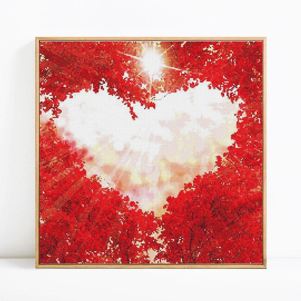 5D DIY Diamond Painting Full Round Scenic LOVE Embroidery Sale Diamond Mosaic Rhinestone Picture 30x30