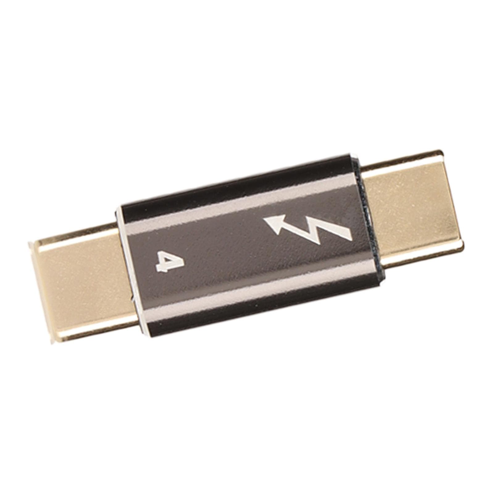 Type C Male to Type C Male Adapter Aluminium Alloy 40Gbps PD Fast Charging USB C Male to Male