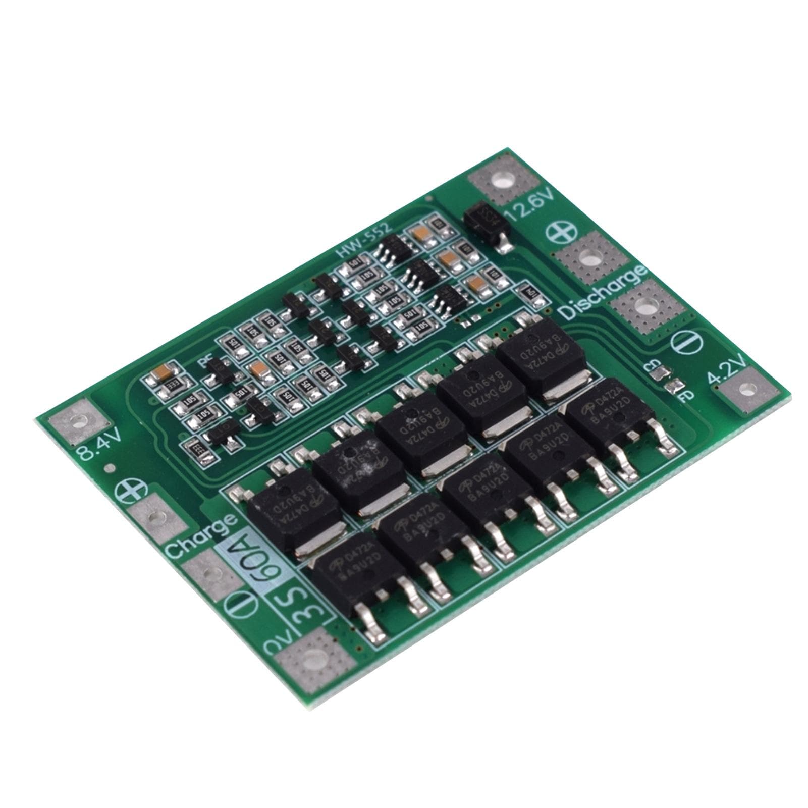 3S 60A Li-ion Cell Protections Board Enhance Version Lithium Batterys BMS Integrated Circuits 3S 60A
