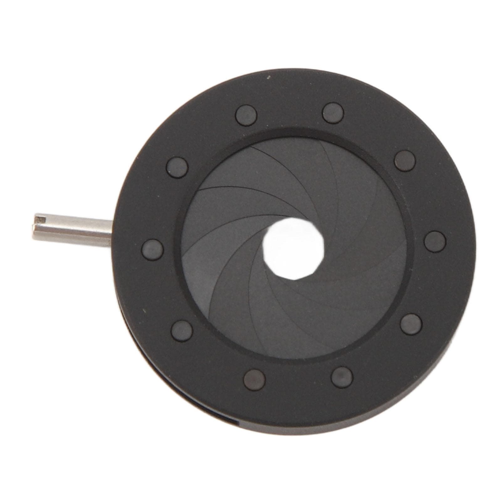 Adjustable Iris Aperture Diaphragm 1 to 16mm Aluminum Alloy Iris Aperture Diaphragm Adapter for