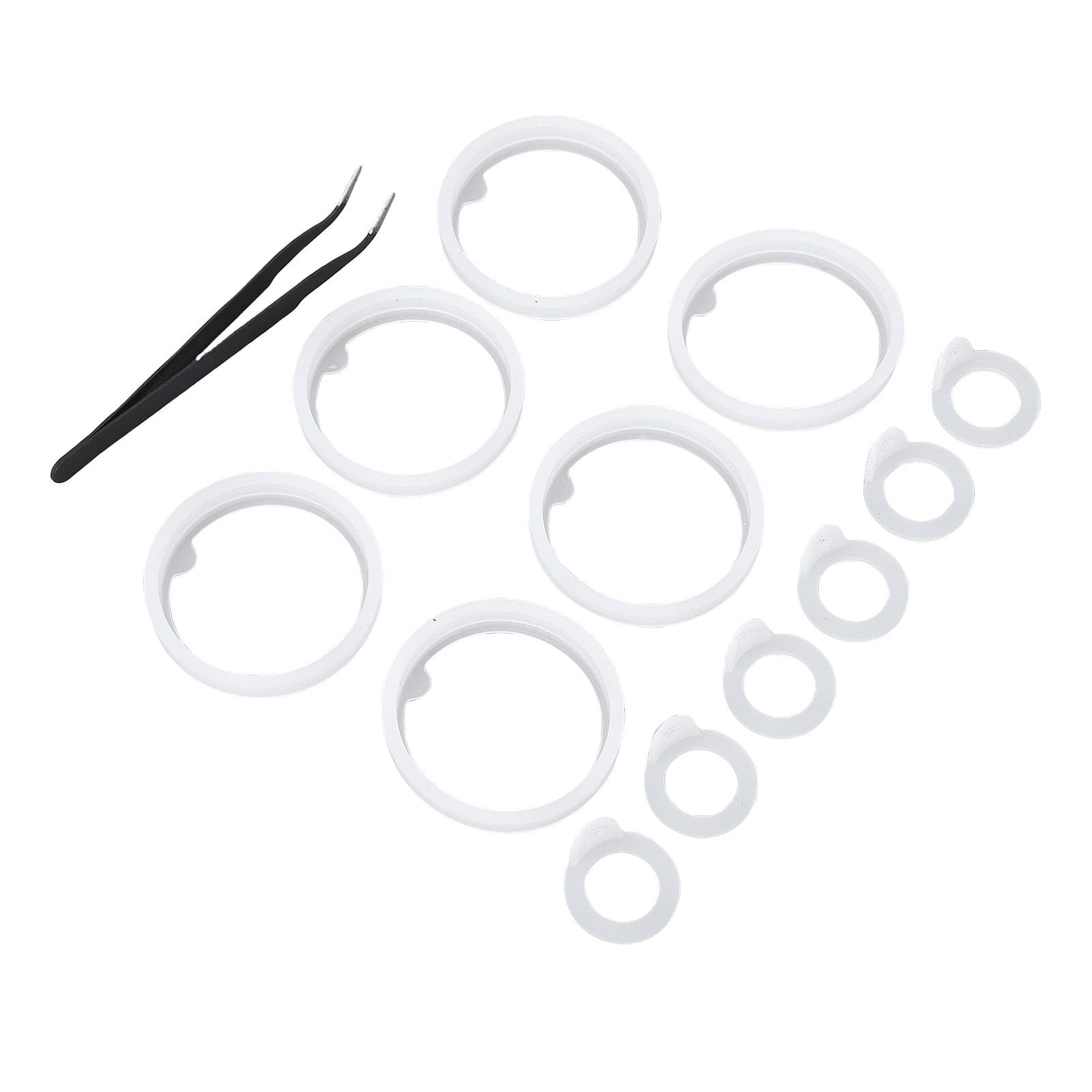12 Pcs Water Bottle Lid Gasket Replacement Silicone Water Bottle Chug Spout O Rings for Actives