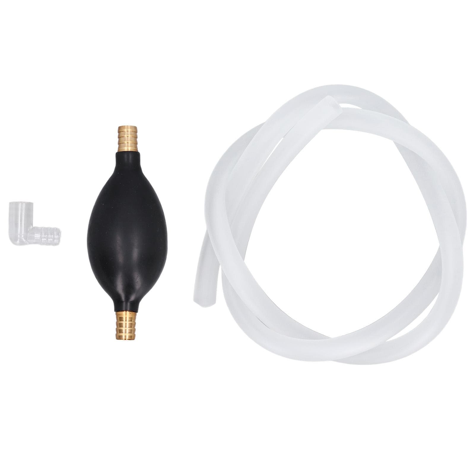 Tea Tray Drain Hand Suction Ball Pump Pipe Kit Copper Head Leakproof for 1.2cm Diameter Hose