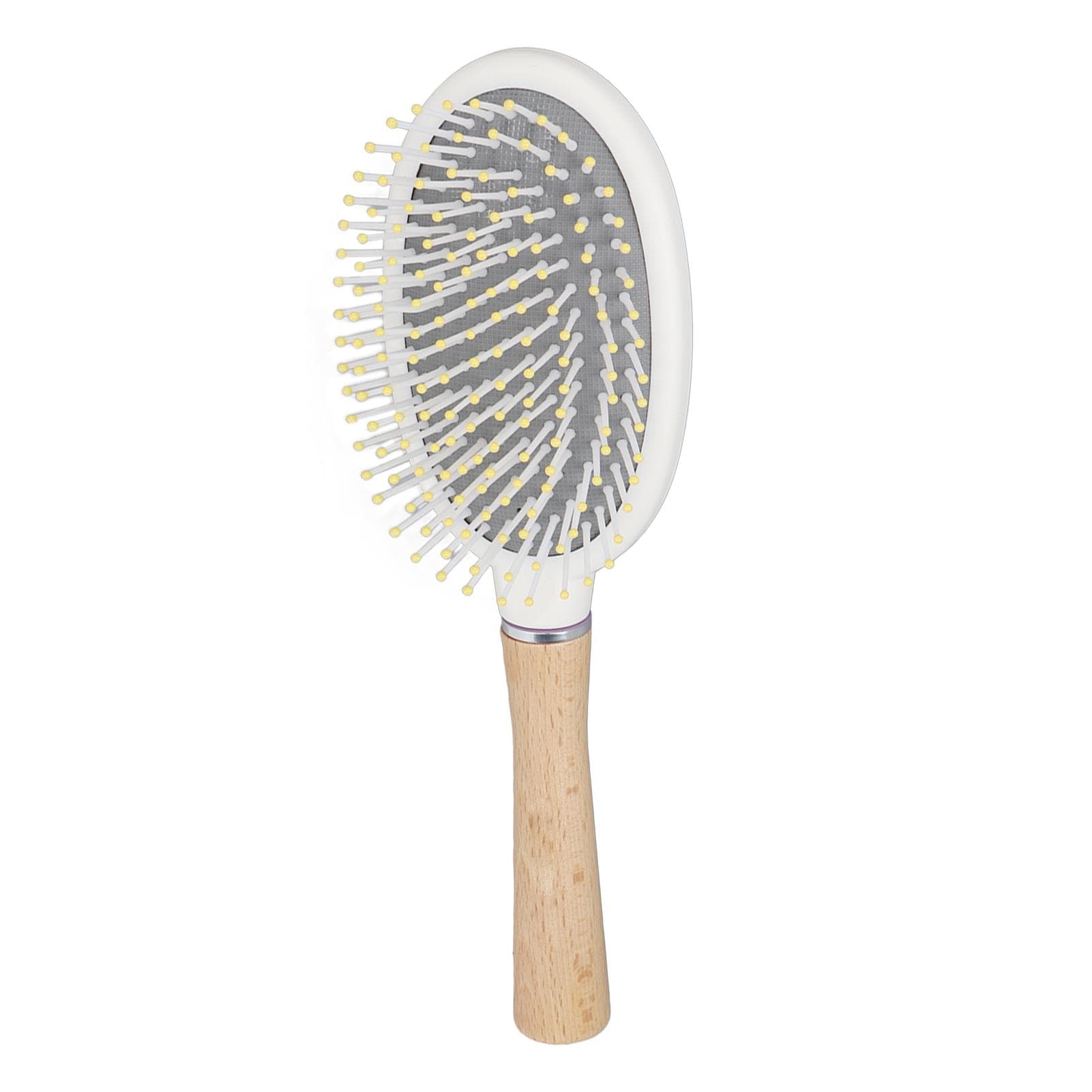Hair Brush Natural Environmental Beech Paddle Brush for Thick Curly Thin Long Short Wet Dry Hair