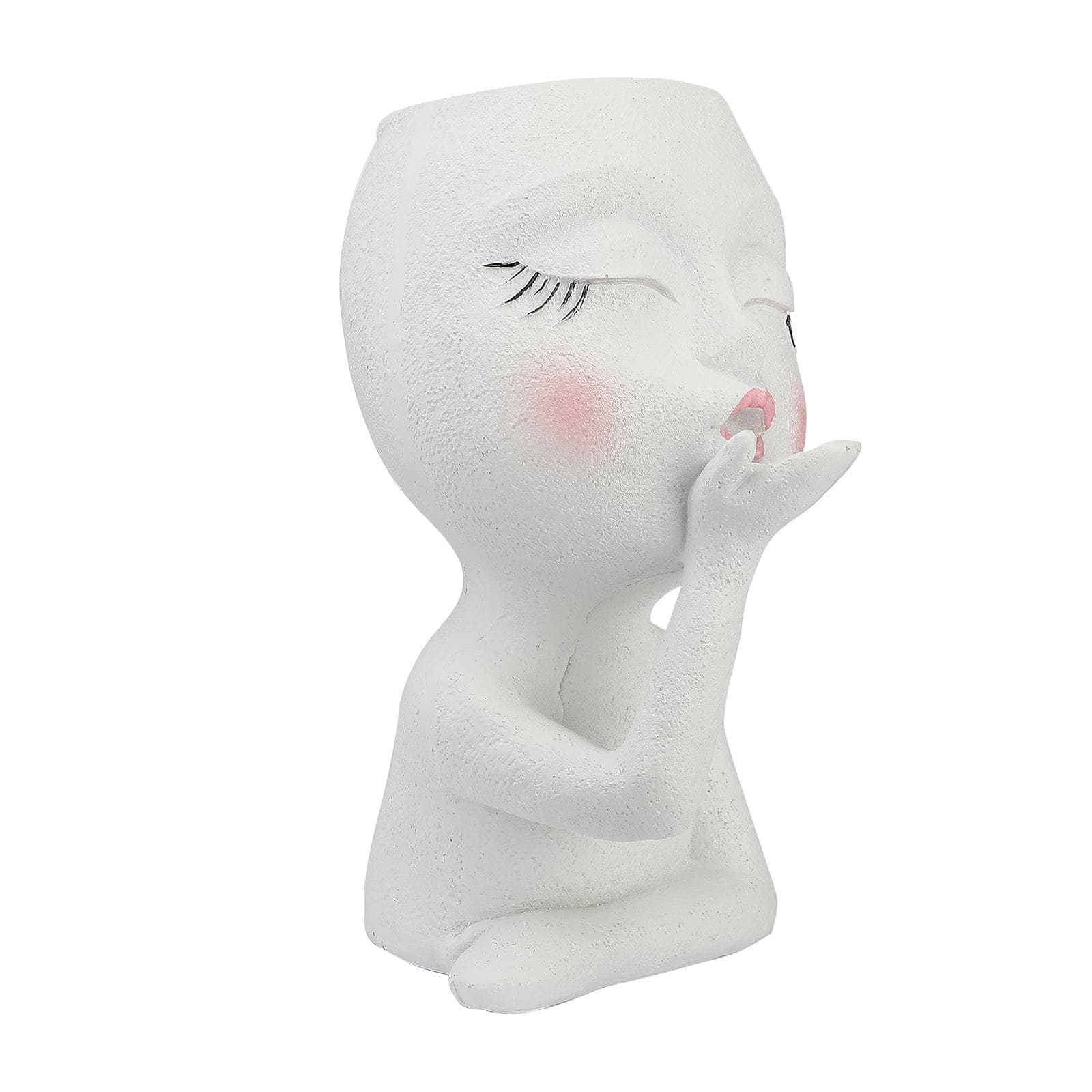Mannequin Resin Flower Pot Face Flower Pot Garden Decoration