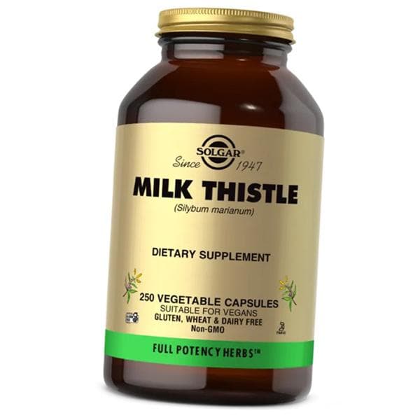 Milk Thistle Extract, FP Milk Thistle, Solgar 250vegcaps (71313012) 250vcaps