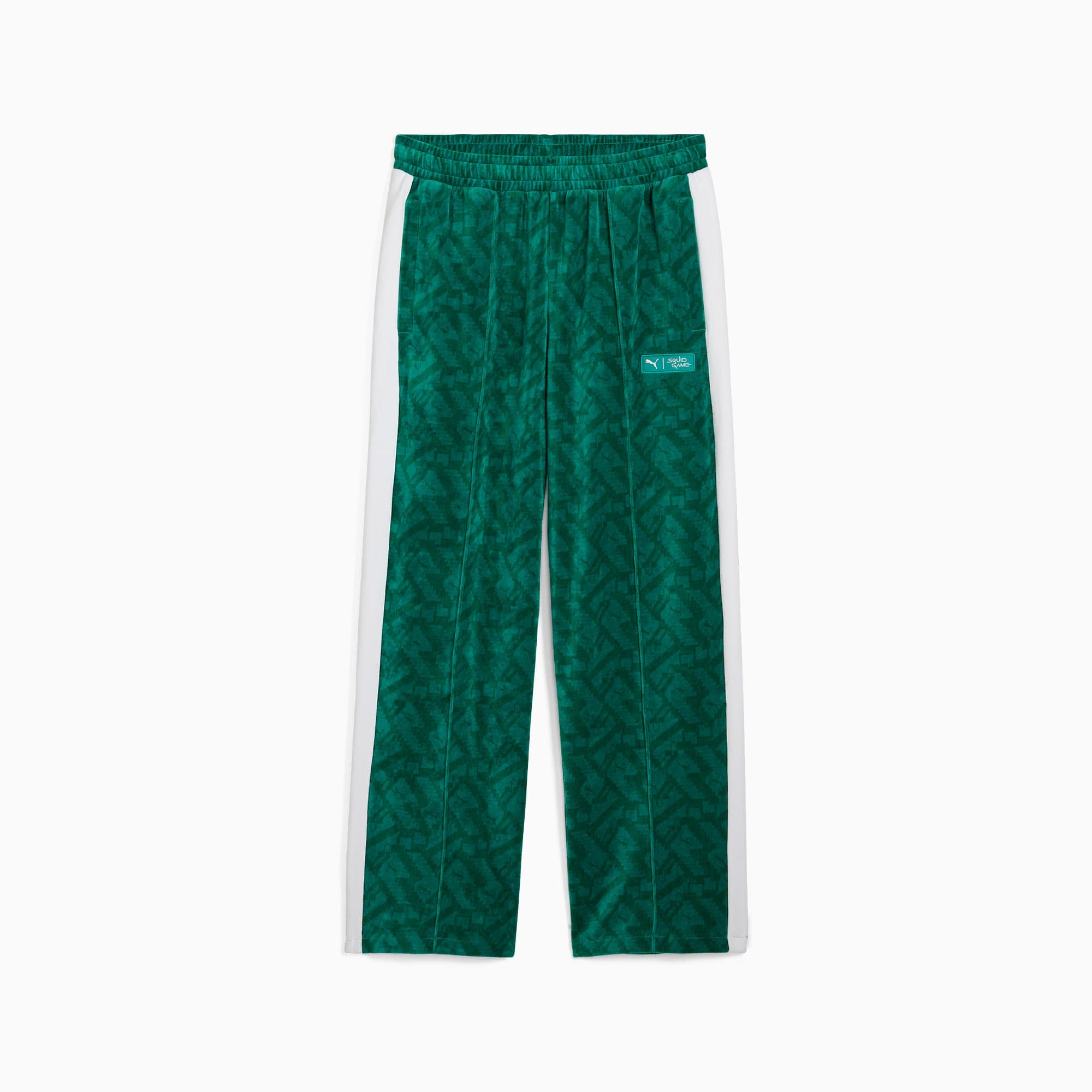 Puma X Squid Game Collaboration T7 Comfortable Soft Versatile Sports Long Pants Men bottoms Mint-Tea 627429-86