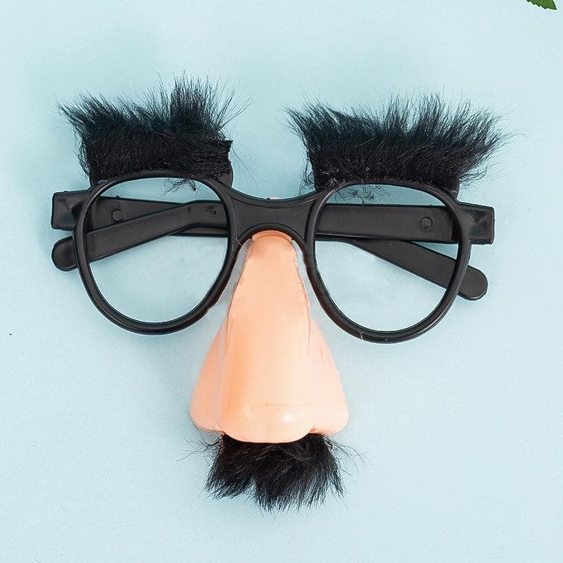 Halloween Funny Big Nose Glasses with Mustache Creative Eyeglasses Frames for Adult Child Party Props