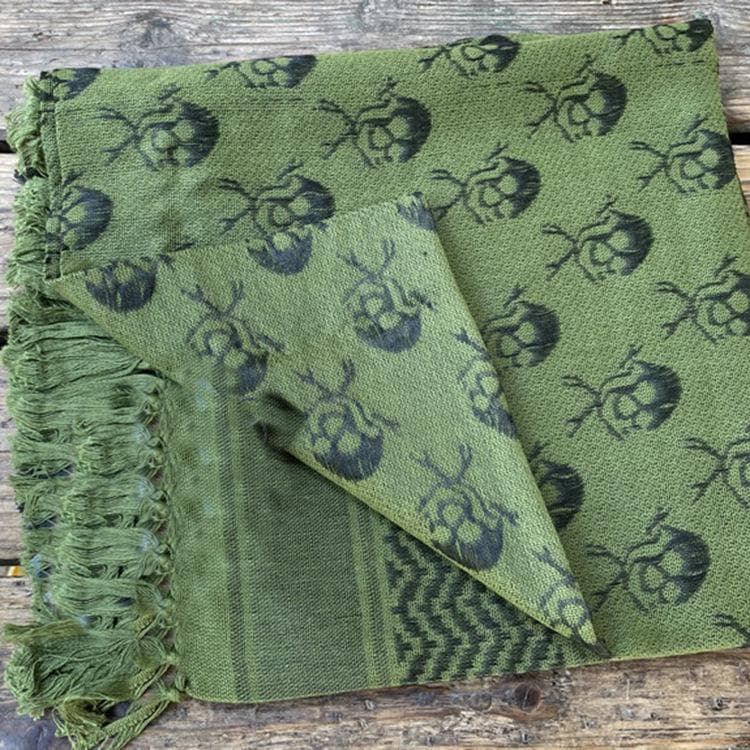 Headscarf Camouflage Jacquard Scarf Square Scarf Outdoor Scarf Shawl 110*110