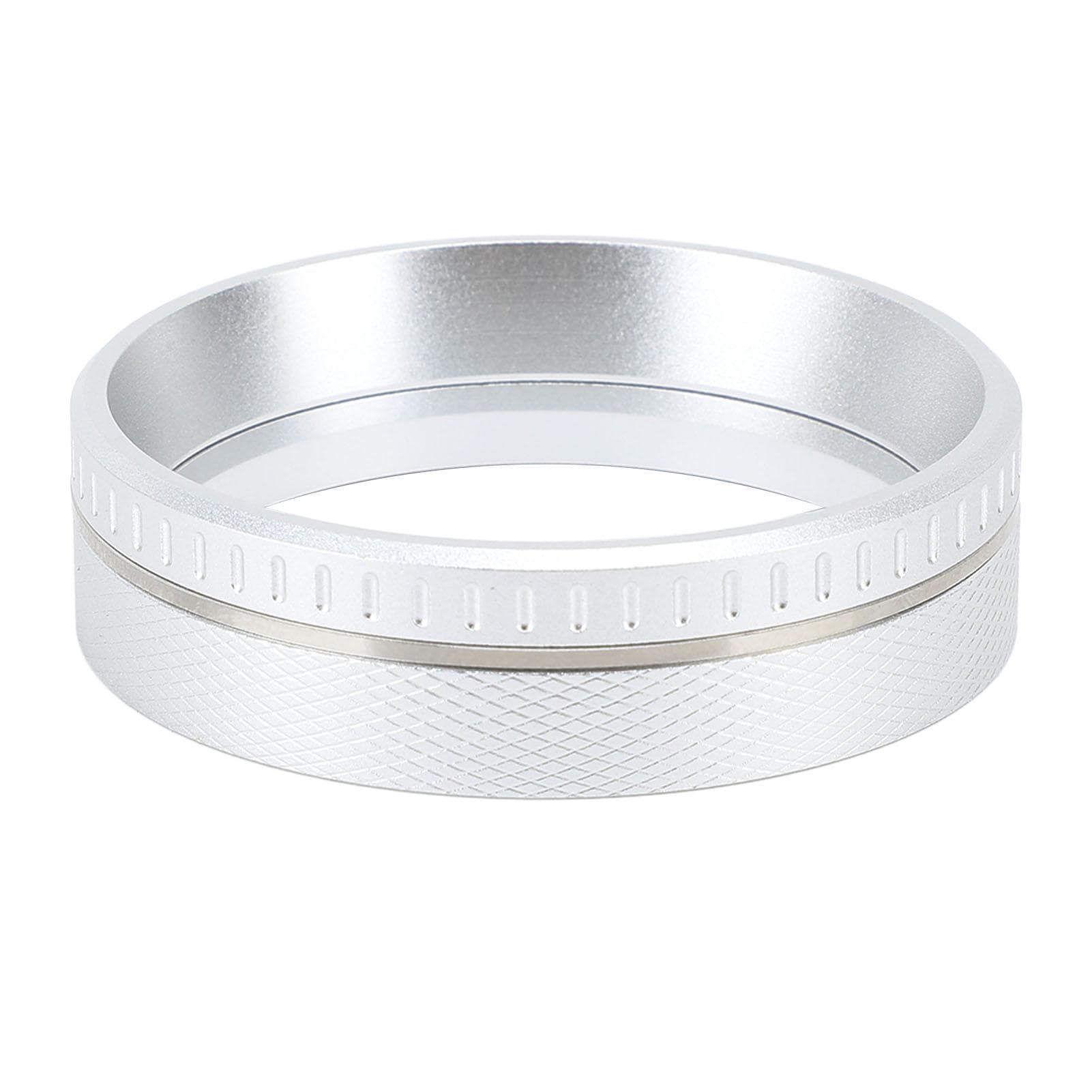 Moka Pot Dosing Funnel Aluminum Alloy Magnetic Even Distribution Prevents Splashing Moka Coffee 51MM