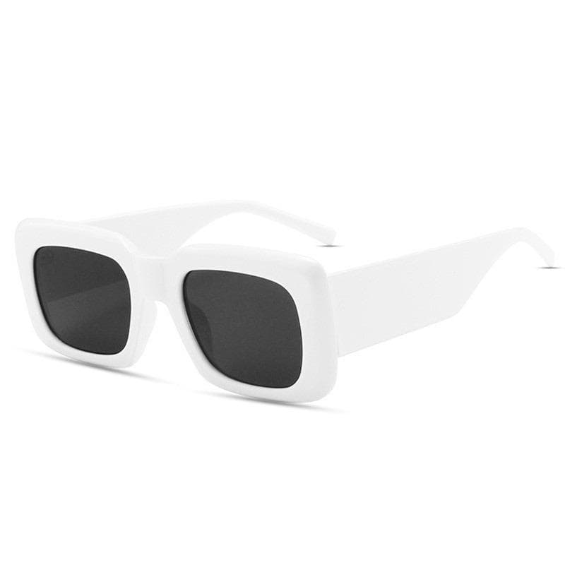 Unisex Vintage Square Frame Sunglasses Fashion Rectangle Sun Glasses for Men Women Outdoor Driving Eyewear