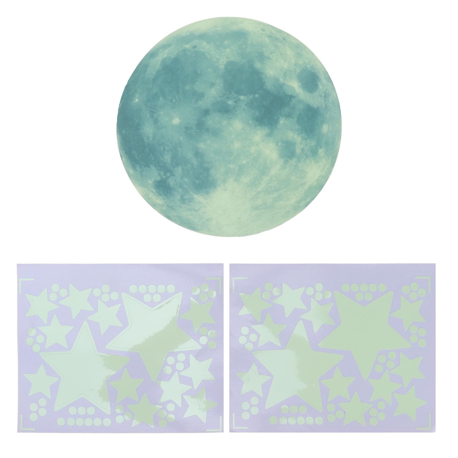 Planet Star Wall Stickers Luminous Wall Decals for Kids Room Baby Nursery Home Decoration