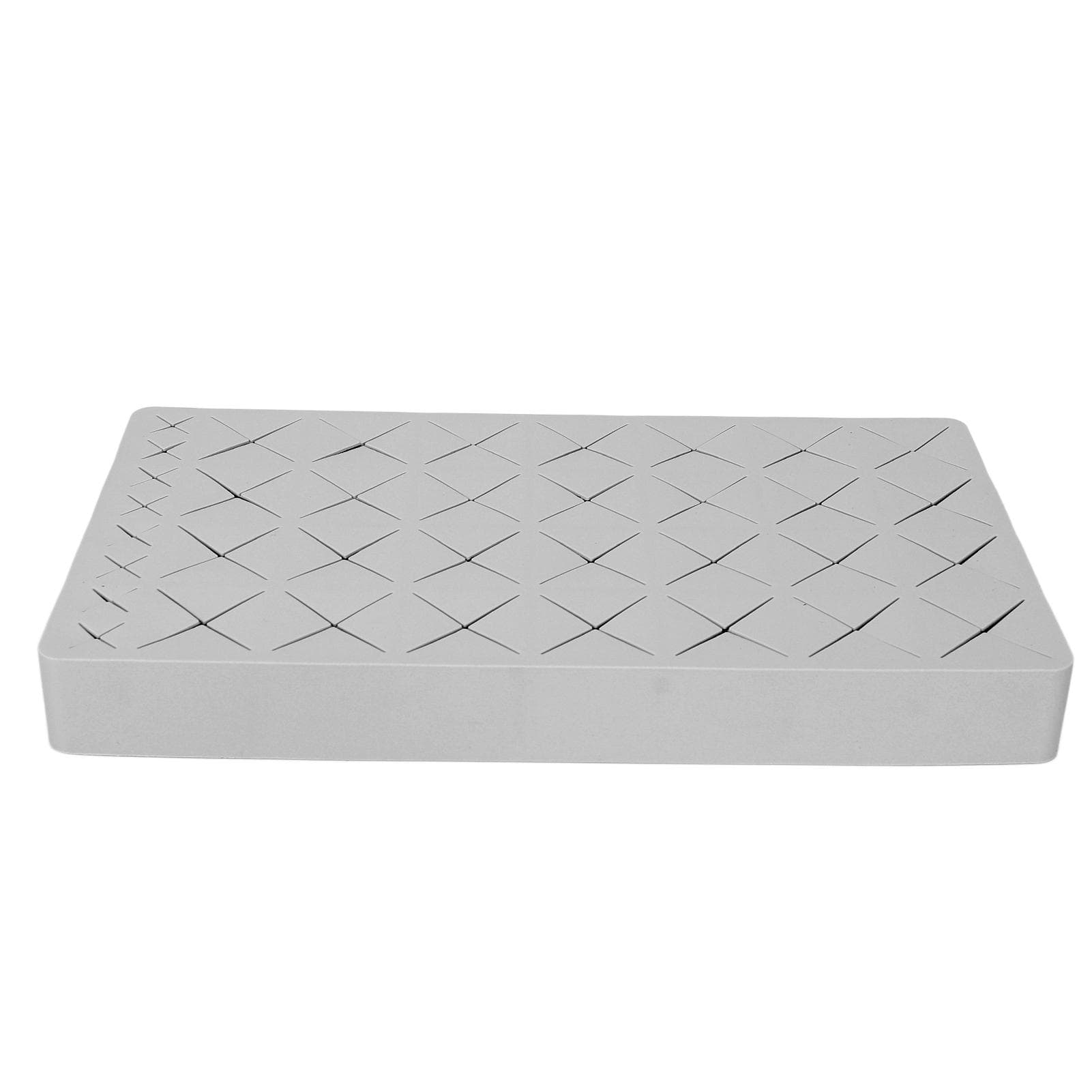 Lipstick Storage Box Silicone Large 36 Grids Lip Gloss Makup Cosmetic Organizer CaseGray gray
