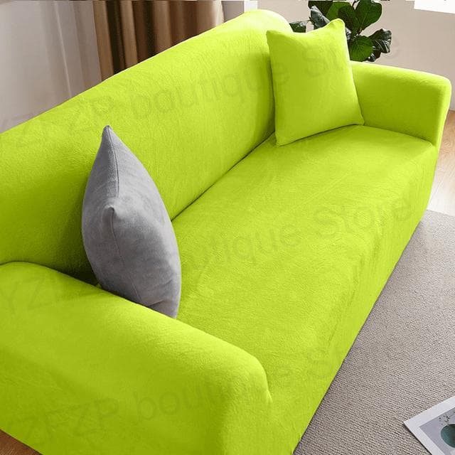 Multi -Color Plush Stretch Sofa Cover Special Price Couch Slipcovers Elastic Furniture Protector For Living Room 1 Seat Sofa