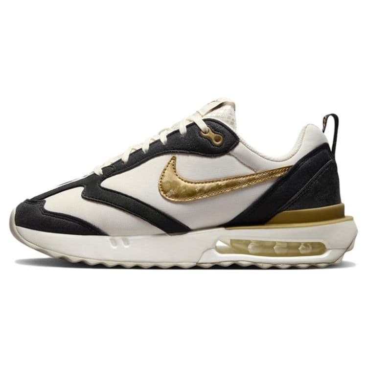 Nike  Air Max Dawn Black Orewood Gold Women Sneakers Cream Light-Orewood-Brown Metallic-Gold DZ2620-110 38.5