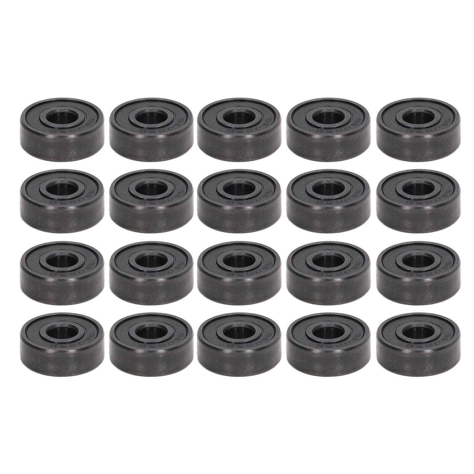 20PCS Miniature Deep Groove Ball Bearing Double Sealed Skateboard Ball Bearing S606RS